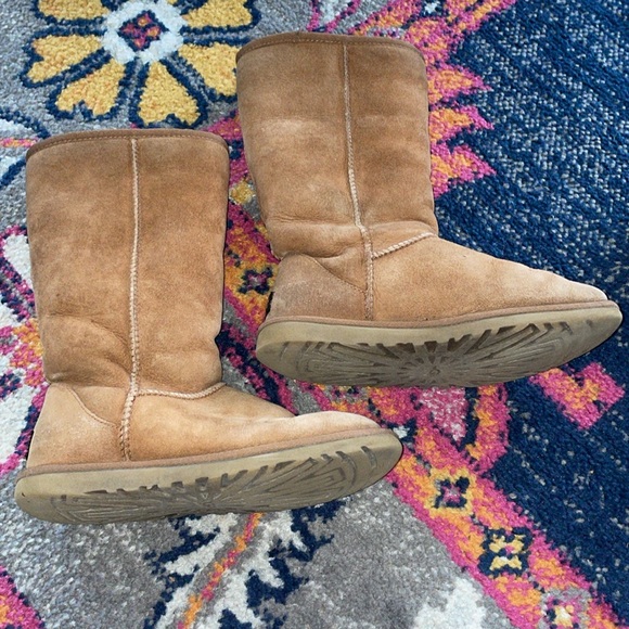 Women's UGG Classic II Chestnut Tall Boots - Picture 4 of 6